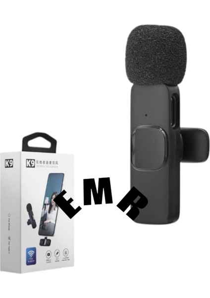 Kablosuz Mikrofon Type-C Siyahcanlı Gösteri Röporta Kısa Video Kablosuz Mikrofon Tak ve Çalıştır