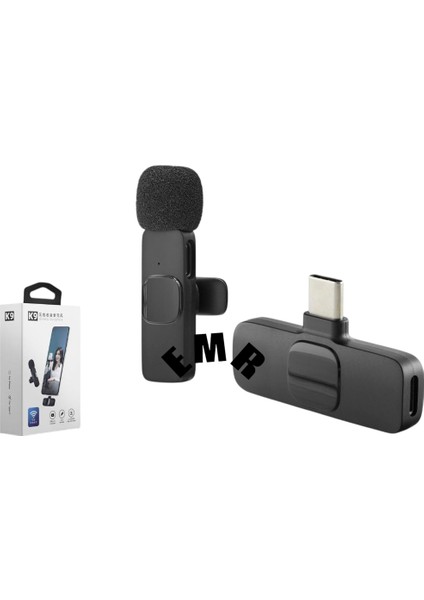 Kablosuz Mikrofon Type-C Siyahcanlı Gösteri Röporta Kısa Video Kablosuz Mikrofon Tak ve Çalıştır modelleri