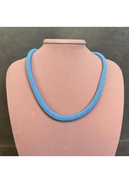 2637 El Yapımı Kum Boncuk Kolye ve Bileklik 2'li Set / 22 cm fiyatları