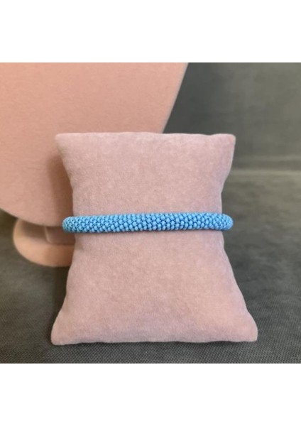 2637 El Yapımı Kum Boncuk Kolye ve Bileklik 2'li Set / 22 cm modelleri