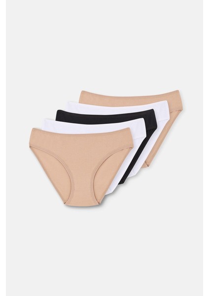 Kadın B0169283 Klasik Kadın Slip Külot 5'li Paket