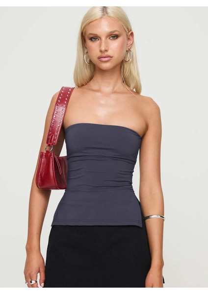 Strutter Strapless - Slim Fit Askısız Crop Bluz fiyatları
