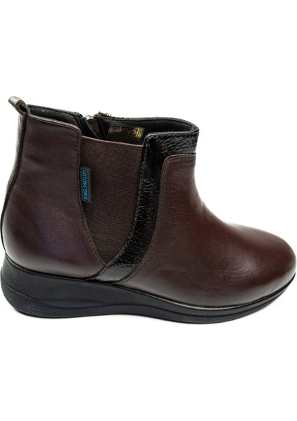 5173 Kahverengi Deri Kadın Bot fiyatları