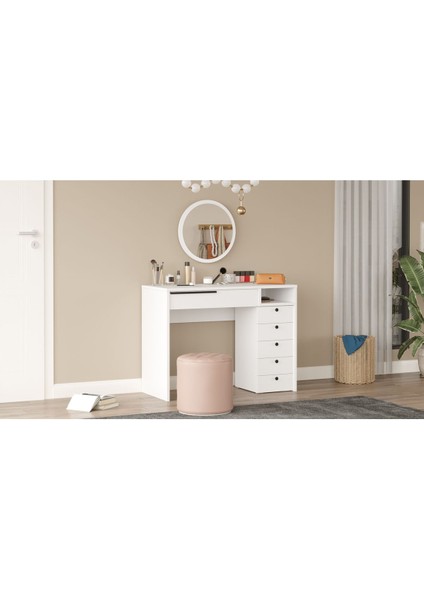 Ocean Makyaj Masası Aynalı Çekmeceli Şifonyer Beyaz ON29-W modelleri