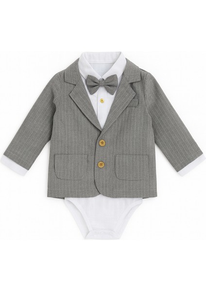 Erkek Bebek Exclusive Cut Luxury Zıbınlı Gömlek Ceketli Takım Elbise Özel Gün Düğün Party fiyatları