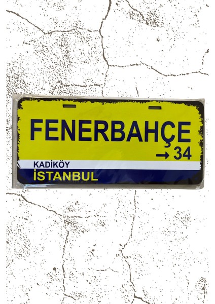 Fenerbahçe Taraftar Mdf Plaka Tabela 11X24 cm