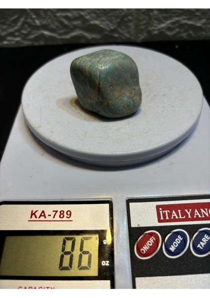 Tambur Amazonit Doğaltaş Orta Boy modelleri