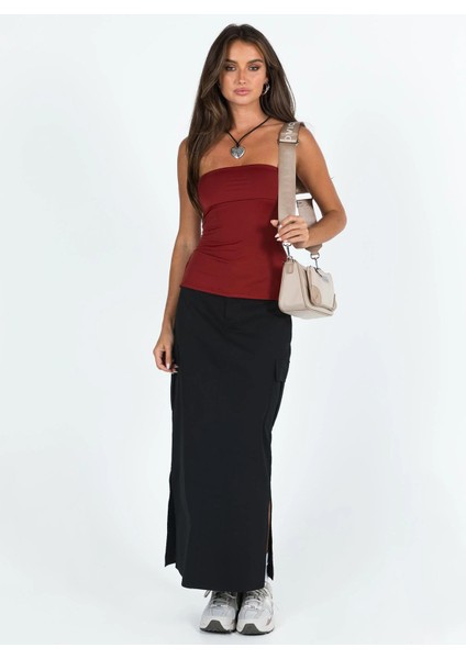 Strutter Strapless - Slim Fit Askısız Crop Bluz fiyatları