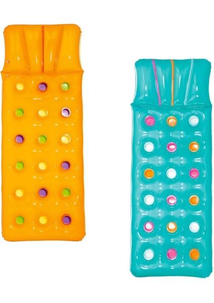 Bestway Renkli Bardaklı Yatak - BW43014 - 1 Adet Fiyatıdır