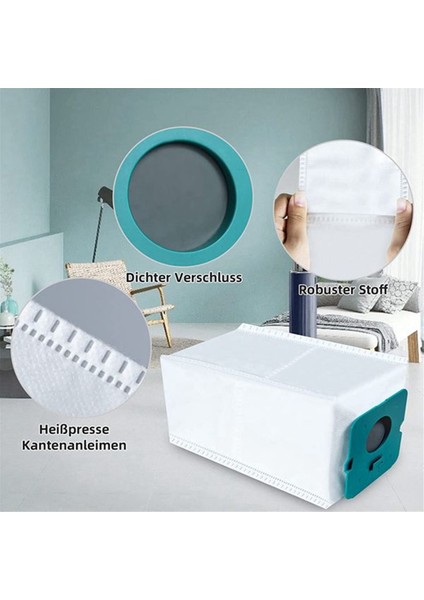 Samsung Bespoke VCA-ADB95 VS20A95923W Jet Clean Elektrikli Süpürge Aksesuarları Için 50 Adet Toz Toplama Torbası Toz Torbası Dokumasız Torba (Yurt Dışından) fiyatları