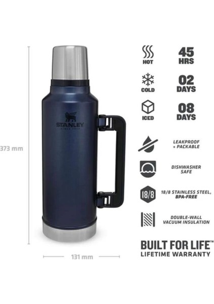 Termos The Legendary Classic Bottle 1.9l Yeşil fırsatları