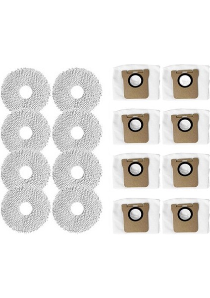 Xiaomi Dreame Bot L10S Ultra / S10 / S10 Pro Robot Süpürge Yedek Aksesuarları Için Yedek Toz Torbaları Paspas Bezi (Yurt Dışından)