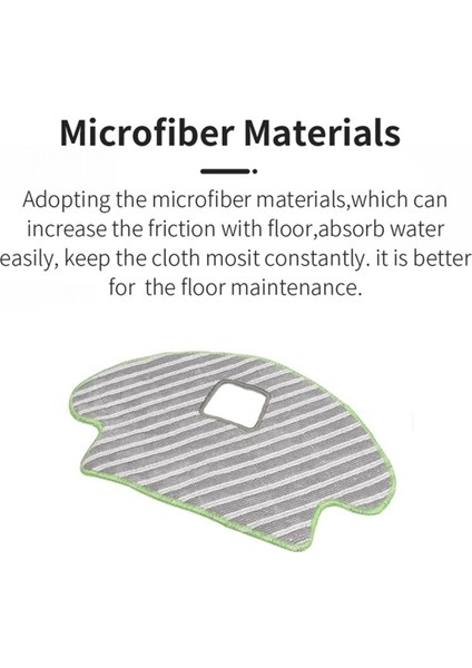 2 Adet Irobot Roomba Combo 113 R113840 Robotik Süpürge Yedek Parçaları Ana Fırça Paspas Bezleri Bez (Yurt Dışından) fırsatları