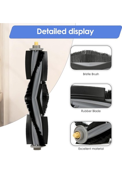 Ecovacs Deebot X1/ X1 Omni/ X1 Turbo/ X1 Pro Omnı/ T10/ T20/ T20 Omni Robot Süpürge Aksesuarları Için Silindir Fırça (Yurt Dışından) fırsatları
