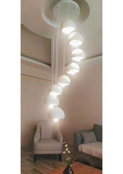 Iskandinav Beton 8 Li Sarkıt Avize (21 Cm) fiyatları