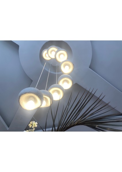 Iskandinav Beton 8 Li Sarkıt Avize (21 Cm) fırsatları