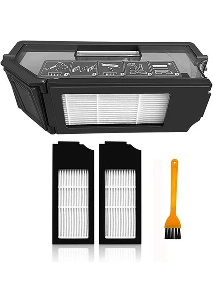Deebot X1 Turbo X1 Omni Elektrikli Süpürge Toz Toplama Kutusu Değiştirme Için Hepa Filtre Parçaları ile Toz Kutusu (Yurt Dışından)