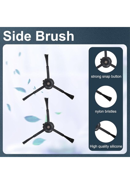 S8 Maxv Ultra Vakum Robot Yedek Parça Ana Yan Fırça Hepa Filtre Paspas Bezi Toz Torbaları Aksesuarları (Yurt Dışından) modelleri