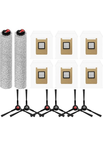 Eufy Omni E25 / E28 Yan Fırça Silindiri Paspas Toz Torbası Yedek Parça Aksesuarları ile Uyumludur (Yurt Dışından)