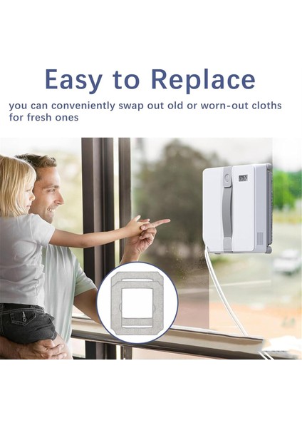 Ecovacs Winbot Mini Için Yıkanabilir Mendil Temizlik Bezleri, W-CC02-0012 Yedek Ped, Temizlik Robotu Aksesuarları (Yurt Dışından) fırsatları