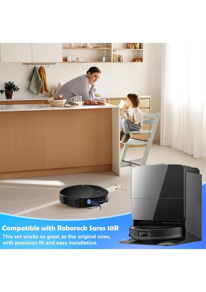 Roborock Saros 10R Robot Süpürge Için Aksesuar Parçaları, Ana Fırça, Hepa Filtreler, Yan Fırçalar, Paspas Bezi Pedleri, Toz Torbaları (Yurt Dışından) fiyatları
