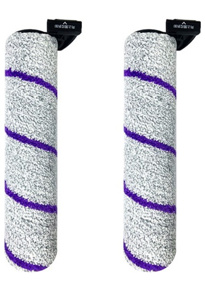 Zemin Scrubber S1 Ev Dezenfektan Kenar Kendi Kendini Temizleme ve Sürükleme Entegre Makine Için 2pcs Rulo Fırça (Yurt Dışından)