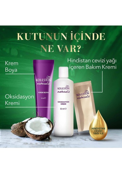 Naturals Altın Kestane Saç Boyası – Amonyaklı, Kalıcı Renk ve Bitkisel Yağ Kompleksi ile Canlı Görünüm
