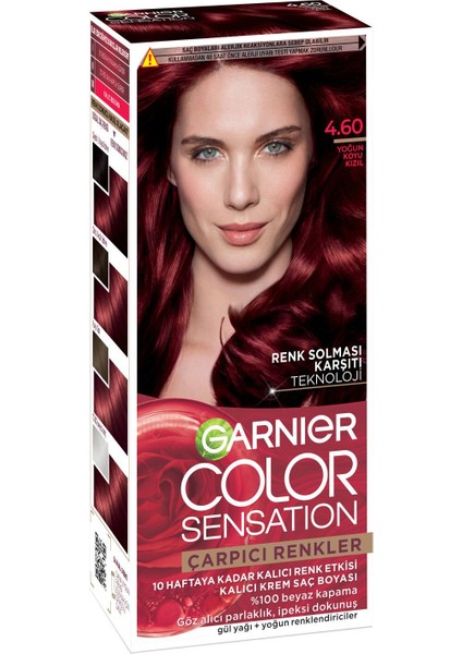 Kalıcı Krem Saç Boyası 60 ml – Amonyaksız, Bitkisel Yağlı, Yoğun Kızıl Ton ve Uzun Süreli Parlaklık