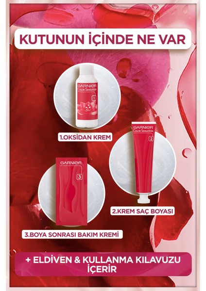 Kalıcı Krem Saç Boyası 60 ml – Amonyaksız, Bitkisel Yağlı, Yoğun Kızıl Ton ve Uzun Süreli Parlaklık