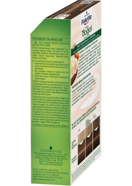Schwarzkopf Palette Kalıcı Doğal Renkler 6-0 Koyu Kumral Saç Boyası – Uzun Süre Canlı ve Parlak Renk Etkisi