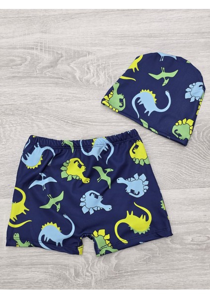 Erkek Çocuk Boneli ve Şortlu Mayo Takımı 12256
