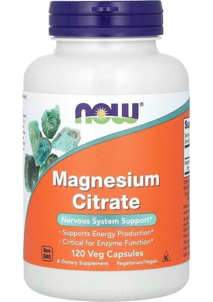 Magnezyum Sitrat, 120 Veg.kapsül.usa Menşei.dmmedicine'den