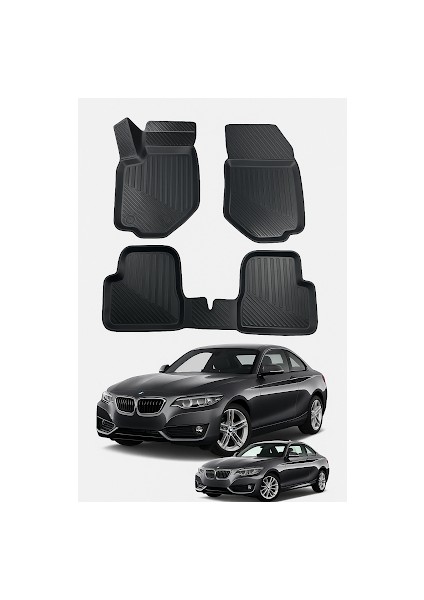 Bmw 2 Serisi F22/F23 2013–2020 3D Havuzlu Oto Paspas | Araca Özel Kauçuk – Kaymaz & Koku Yapmaz fiyatları