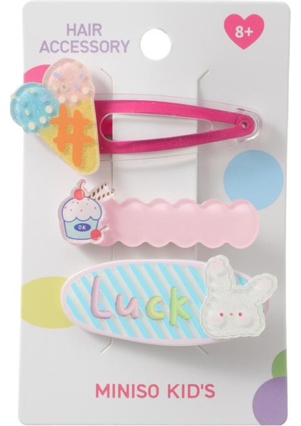 Eğlenceli Ayı Serisi Saç Tokaları 3 Adet modelleri