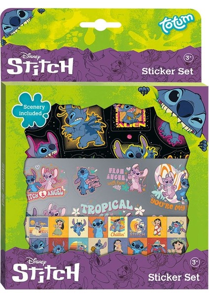 Taros Disney Lisanslı Stitch Sticker Set