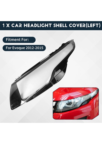 Araba Ön Far Kafası Işık Lambası Lens Kabuk Kapağı Land Rover Range Rover Evoque 2012-2015 Sol (Yurt Dışından) indirimleri
