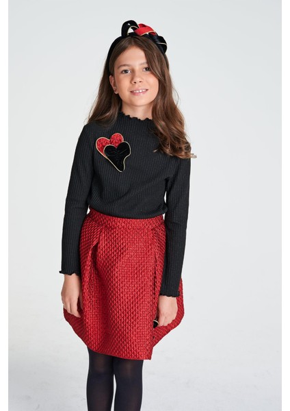 Bg Store Kız Çocuk Kırmızı Etek modelleri