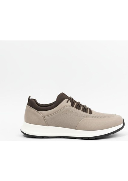 Erkek Deri Spor Ayakkabı – Krem fiyatları