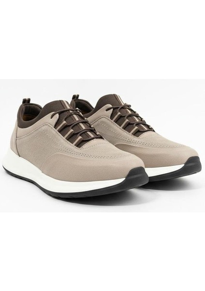 Erkek Deri Spor Ayakkabı – Krem fırsatları