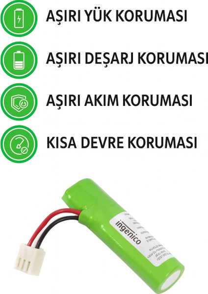 MOVE/5000F ve Iwe 280 Uyumlu Pos Bataryası Pili 6 Ay Garantili 3200 Mah Güvenlik Devreli %15 Daha Yüksek Kapasiteli modelleri
