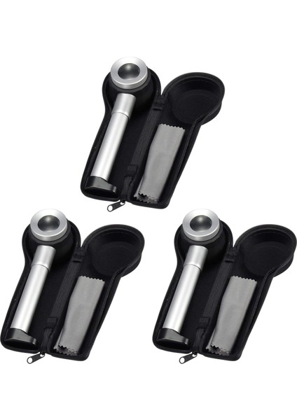 3pcs El Tipi 45X Katlanır Keten Test Cihazı Metal Büyüteçleri Bez Iplik Sayacı Büyüteç Büyütme Cam (Yurt Dışından)