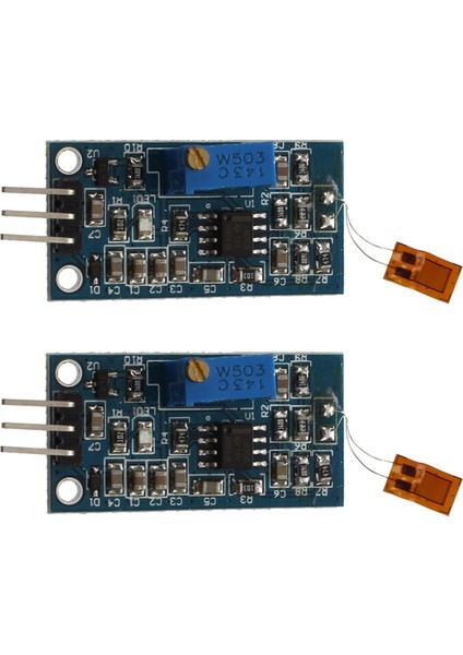 2x Gerinim Ölçer Bükme Algılama Testi Sensörü Modülü Tartım Amplifikatör Voltaj Çıkışı Mavisi (Yurt Dışından)
