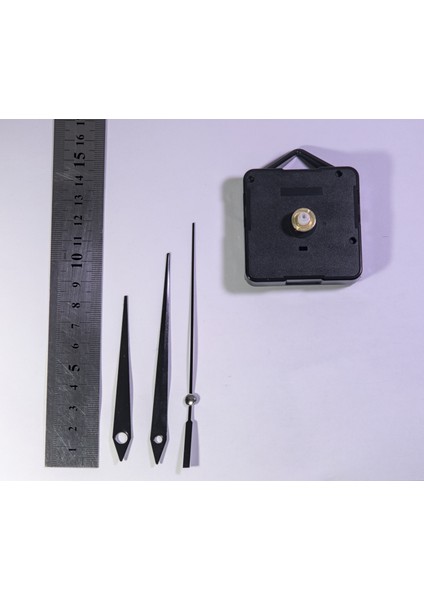 Saat Mekanizması Askılı Metal Akrep Yelkova Saniye