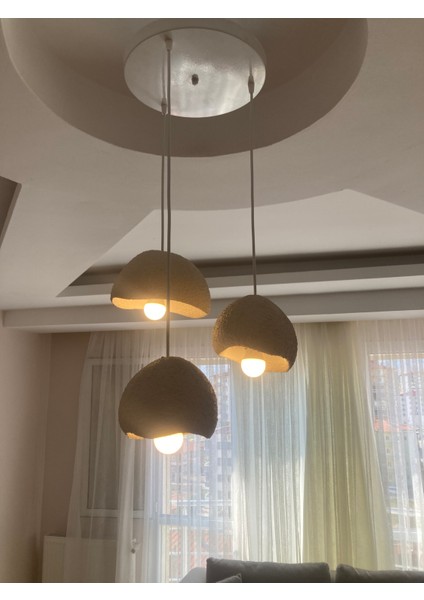 Iskandinav Beton 3 Lü Sarkıt Avize Yeni Model fırsatları