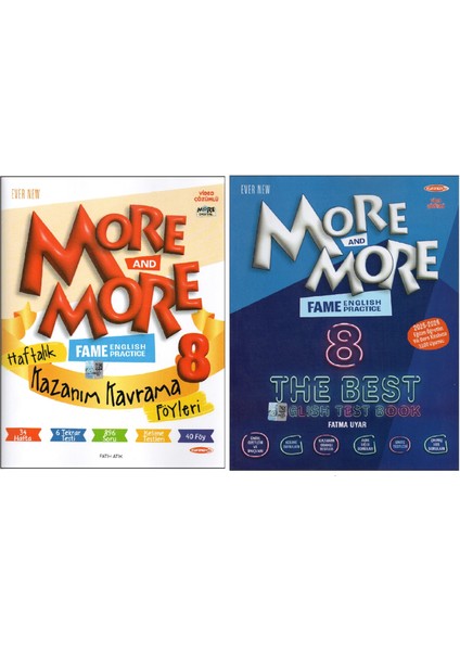 Kurmay Elt 8. More More Fame The Best English Test Book+ Kazanım Kavrama Föyleri