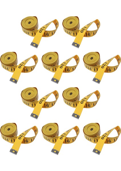 10X Yumuşak 3 Metre 300CM Dikiş Terzi Bandı Gövdesi Ölçüm Ölçüm Cetvel Dressing (Yurt Dışından)