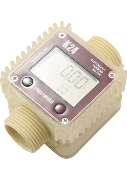 2x K24 Türbin Dijital Yağ Yakıt Akışı Ölçer Kimyasallar Için Sıvı Su (Yurt Dışından) modelleri