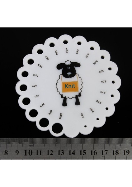 2x Örgü Iğne Göstergesi Hükümdarı (Yurt Dışından) indirimleri