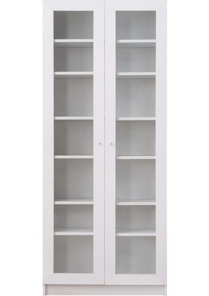 Vitrin, Lotus Kitaplık, 2 Kapaklı Cam Kapaklı Kitaplık fırsatları