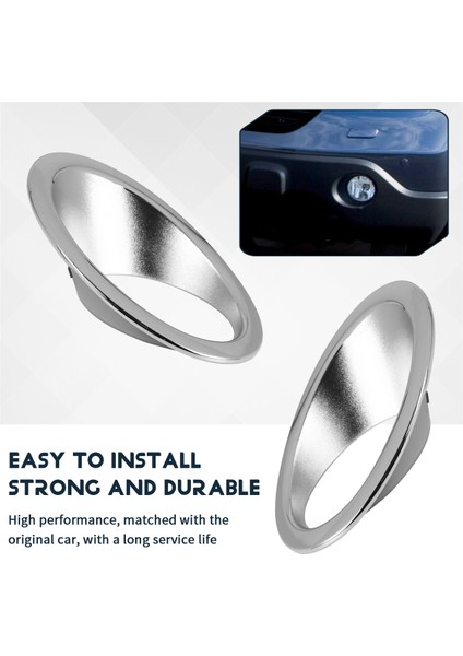 Honda Cr-V Crv 2007 2008 2009 Için Ön Tampon Fog Trim Trim Jant Lamba Kapak Kapağı Araba Stil Yansıtıcı Çıkartma Kiti Aksesuarları (Yurt Dışından) indirimleri